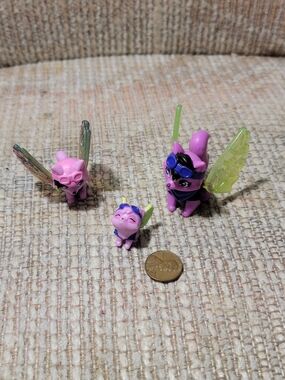 Hatchimals Small Pets Pink Fairy Wing Figure Set - Mini Collectible Toys